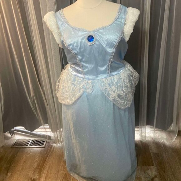 Disney Princess Costume size XXL 22/24 Cinderella Dress - Picture 1 of 4